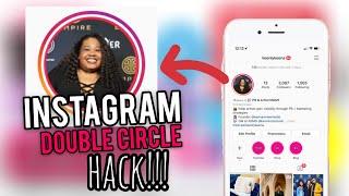 HOW TO CREATE THE DOUBLE CIRCLE EFFECT ON INSTAGRAM!