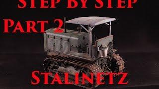 Building, Painting and Weathering Trumpeter 1/35 ChTZ-65 Tractor Part 2/3