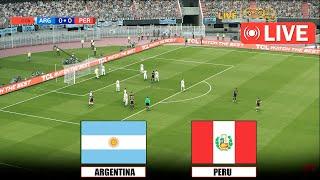 Penalty shootout  Argentina vs Peru  AMERICA CUP 2024 | Video game simulation