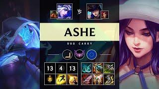 Ashe ADC vs Caitlyn: Godlike - EUW Master Patch 14.21