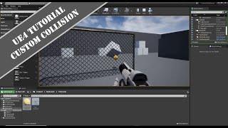 Custom Collision Tutorial for Projectiles and Mesh in Unreal Engine