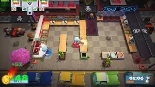 Overcooked 2 Level 1-3, 2 Players, 3 Stars