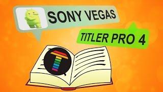 Интерфейс плагина Titler Pro 4. Как создать плашку для текста в Sony Vegas. Урок видеомонтажа.