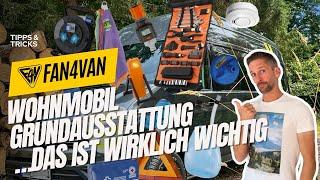 Wohnmobil Grundausstattung - Meine Tipps für die Ausstattung im Camper