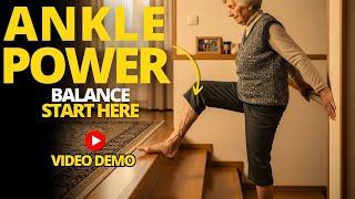 SENIORS: Strengthen Weak Ankles, Fix Your Balance FAST (2 Simple Moves a Day)