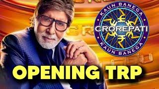 Kaun Banega Crorepati 15 OPENING TRP - KBC 15 1st Week Performance | Sony TV Latest News 2023