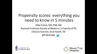 Propensity scores: Everything you need to know in 5min