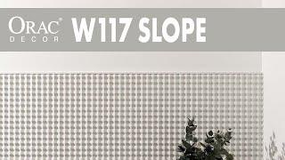 ORAC Decor®: Meet SLOPE - Stunning, 1x1m Square 3D Wall Covering