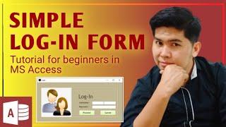 How to make LOG IN FORM with PASSWORD in Microsoft Access. | Edcelle John Gulfan