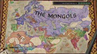 CK3 Timelapse but there is a mongol invasion after 100 years