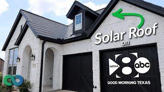 The Tesla Solar Roof Offers Style and Energy Independence  - Live on WFAA's Good Morning Texas