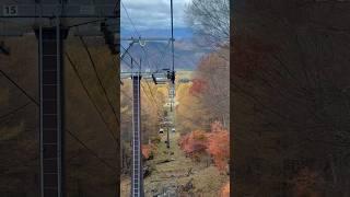Autumn foliage view from Hunter Mountain in Nasushiobara #japan #travel #autumn #foliage #ropeway