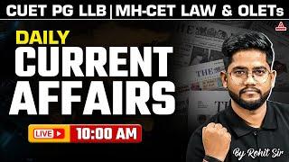 19 june Current Affairs 2025 | Daily Current Affairs for CUET PG LLB & MHCET Law 2026 | Rohit Sir