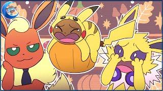 Eevee returns from Trick or Treating and must pay the candy tax - Problematic Eeveelutions Animation