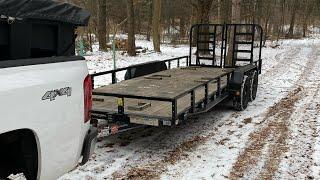 MY NEW LANDSCAPE TRAILER!! 2021 7x20 PJ!!