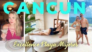 EXCELLENCE PLAYA MUJERES RESORT |  MEXICO VACATION VLOG PART 1 | HOLT AND ASHLEY