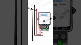 Meter Connection | energy meter Connection #shorts #meter #electricalteluguchannel