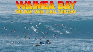 PRO SURFERS DESCEND ON WAIMEA BAY FOR THE EDDIE AIKAU