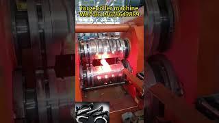 How to make Control arm pre-shape by roll forging machine ? #rollforging #forging #metalforge