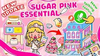 NEW SUGAR PINK ESSENTIALS + NEW TALKING FEATURE! ️️ Toca House Ideas  Toca Life World