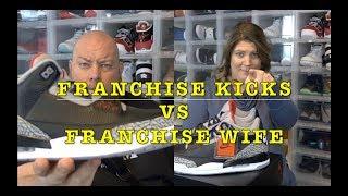 FRANCHISE KICKS VS FRANCHISE WIFE + JORDAN BLACK CEMENT 3 SNEAKER REVIEW BATTLE