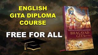 REGISTER NOW FREE Bhagavad Gita Diploma Course in English | Madhusudana Visnu Das | Hare Krsna TV