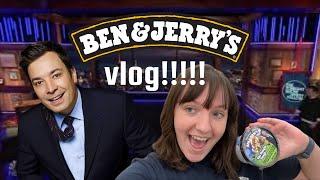 Trying Ben and Jerry's Vlog! (All Hail Jimmy Fallon)