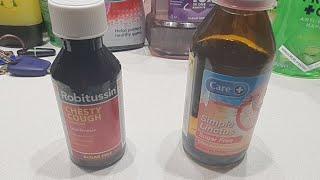 Coronavirus Coughing Medicines/simple linctus/Robitussin/pregnancy safe cough syrup