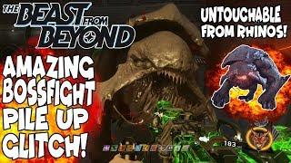 The Beast From Beyond *AMAZING* PILE UP GLITCH IN THE BOSSFIGHT! Untouchable from Rhinos!