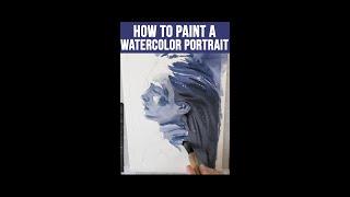 THAT’S how you paint a watercolor portrait 