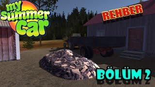 My Summer Car REHBERİ 2020 |ßölüm 2| Para Kazanma Yolları (ODUNCULUK!)