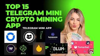 Top 15 telegram mini app Crypto games you should try in 2024 | Telegram Mini app |  Tg mini app