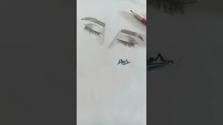 How to create realistic close eye - Sehar Sketch and Art #shorts #pencilsketch #easy #eyes
