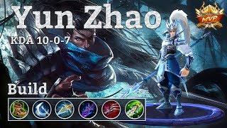 Mobile Legends: Yun Zhao MVP, Assassin Fighter Build!