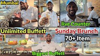 Biggest Buffett In Mumbai 70+ Item | Sunday Brunch | Godrej One | Unlimited Food In Mumbai