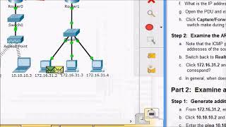 Paket Tracer   5 3 2 8 Examine the ARP Table