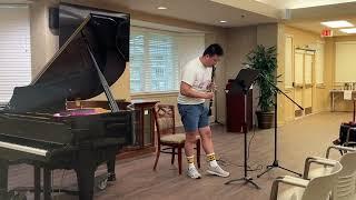 Grgin Capriccio No. 1, Alan Sun, clarinet