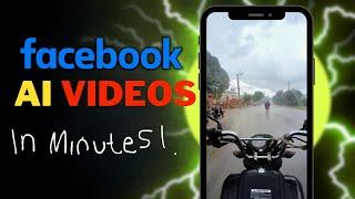 How to Create Facebook Videos Fast with AI | Make Money with Facebook Monetization