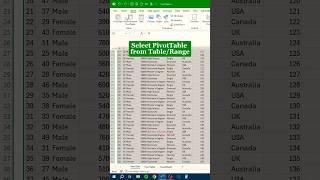 Pivot tables in Excel ‼️ #shorts #excel #pivot #pivot_table #computer