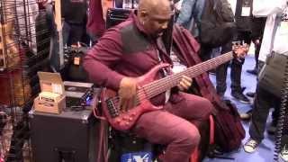 Bass Musician Magazine NAMM 2015 - Andrew Gouche