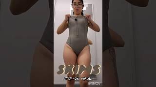 Skims Haul! Online vs Reality! #tryon #skims #shorts #viral