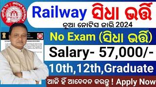 Railway New Job 2024/Railway Group D New Vacancy Apply Online 2024/Railway New Vacancy 10th Pass Job