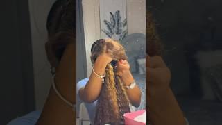 YOU WON’T BELIEVE THAT THIS IS A GLUELESS WIG | BLY HAIR AMAZON #shortsfeeds #wiginstall #tutorial