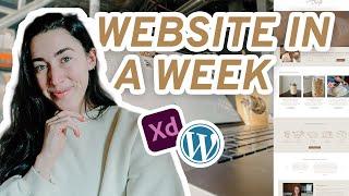 WEBSITE IN A WEEK | Adobe XD and WordPress Website Design