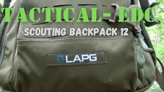 Tactical EDC Backpack LA Police Gear 12-hour bag for scouting