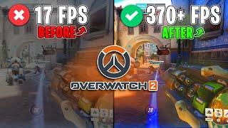 *BEST SETTINGS* to FIX FPS DROPS & STUTTERING in OVERWATCH 2 SEASON 8!