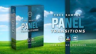 Free Panel Transition for Davinci Resolve