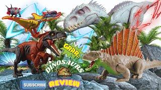 Collection Dinosaur Toys Mattel : Spinosaurus , Sinoceratops , Yangchuanosaurus , Baryonyx...