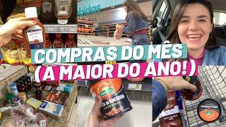 COMPRAS DO MÊS NO SUPERMERCADO, a maior compra do ano, dicas de produtos, pesquisando preços…