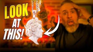 Crazy Queen Elizabeth Pendant on a Budget — Inspired by Central Cee! | Adamans Jewelry